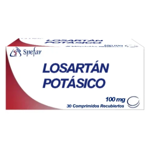 LOSARTAN POTASICO 100MG TAB X 30 (SPEFAR)